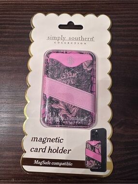 Simply Southern Pink Camouflage MagSafe Card Wallet